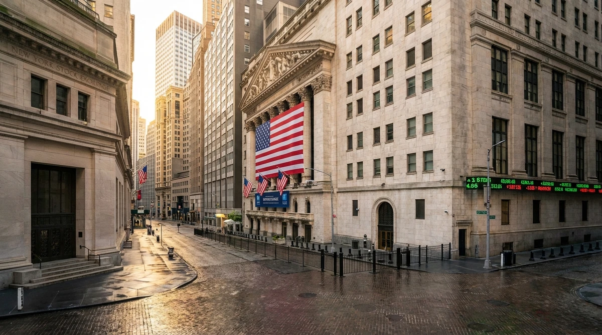 Wall Street donde se encuentra la bolsa de valores de EE.UU.